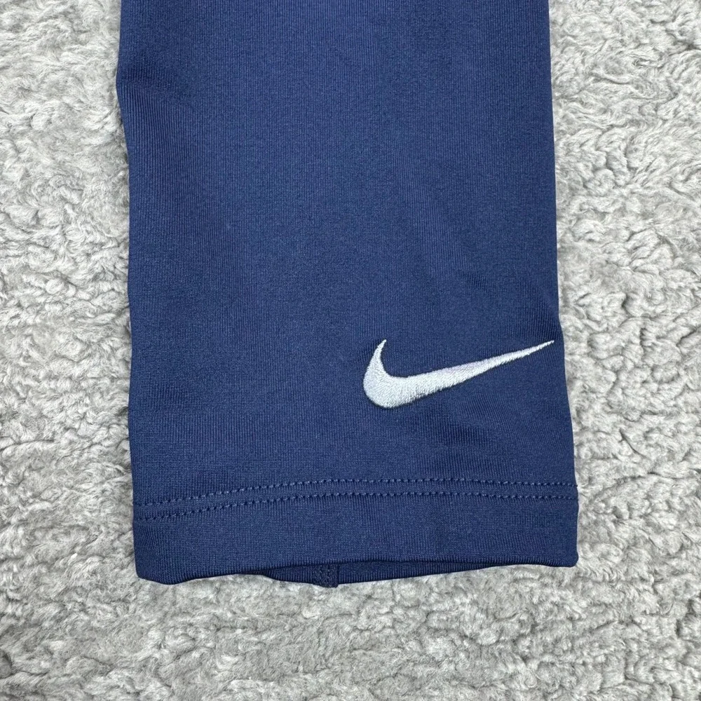 Nike Pro Compression Stay Warm Mens Navy Blue Leggings 259864-419 L NEW